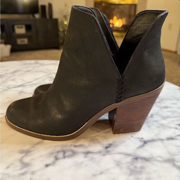 Crown Vintage Firiat Bootie Ankle Boot Womens 9 1/2 Black - Picture 4 of 9